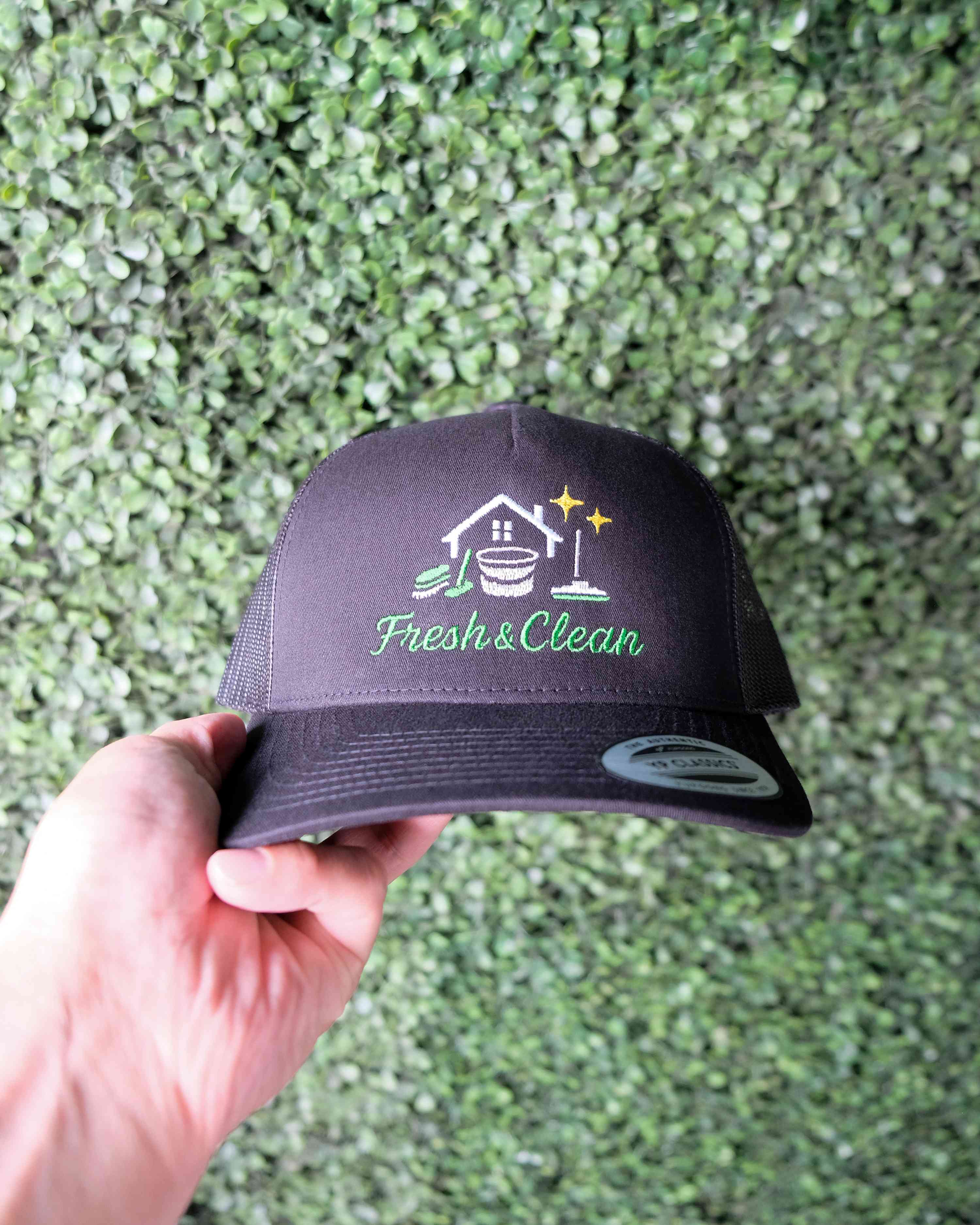 Fresh & Clean Caps — Embroidery, detail 3
