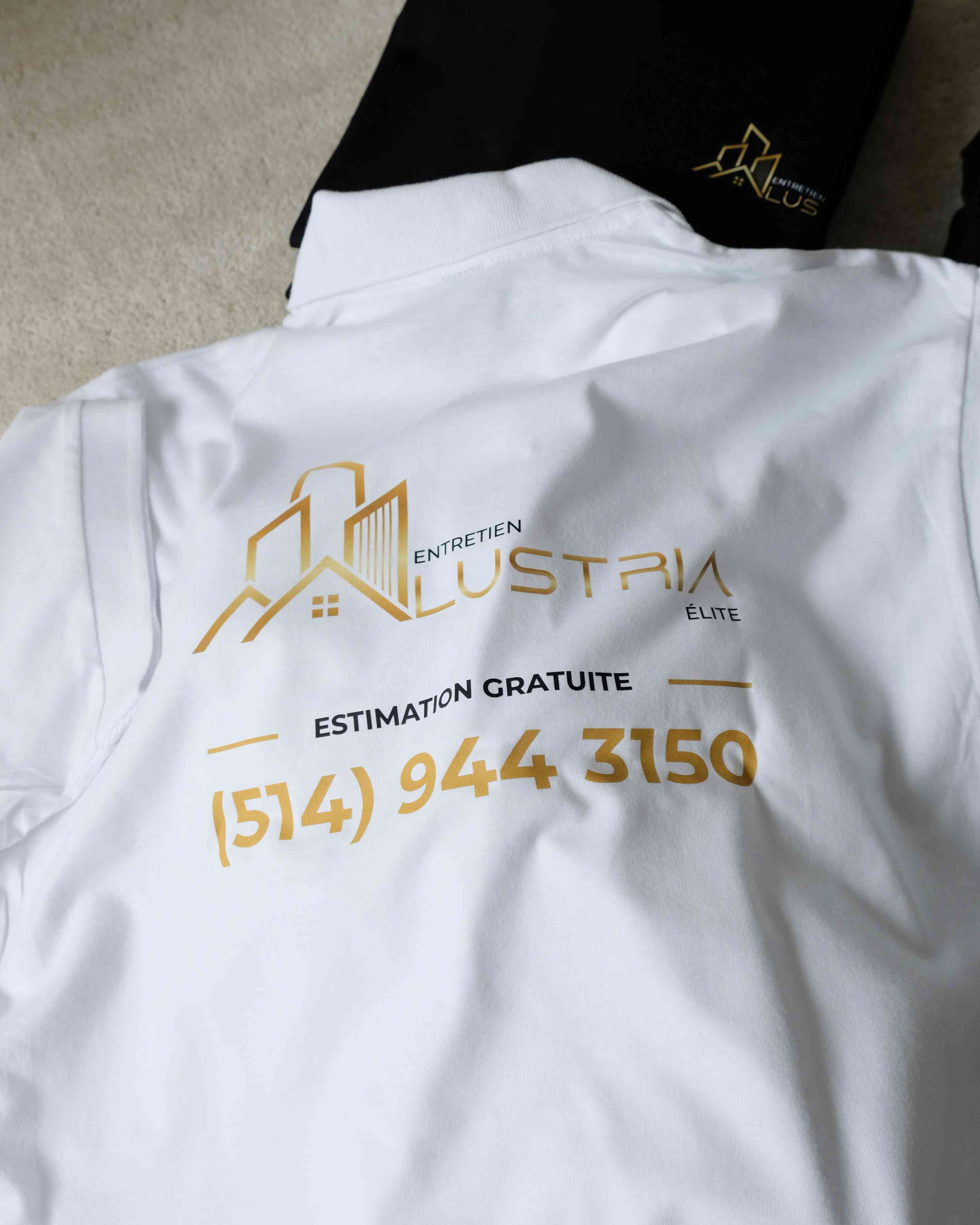 Entretien Lustria Élite — Broderie + Impression, détail 2