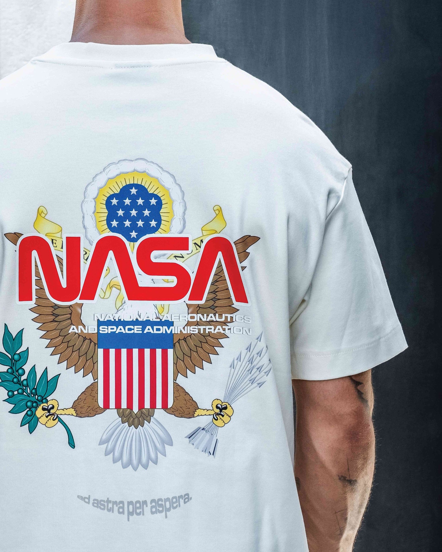 Impression DTF détaillée — NASA