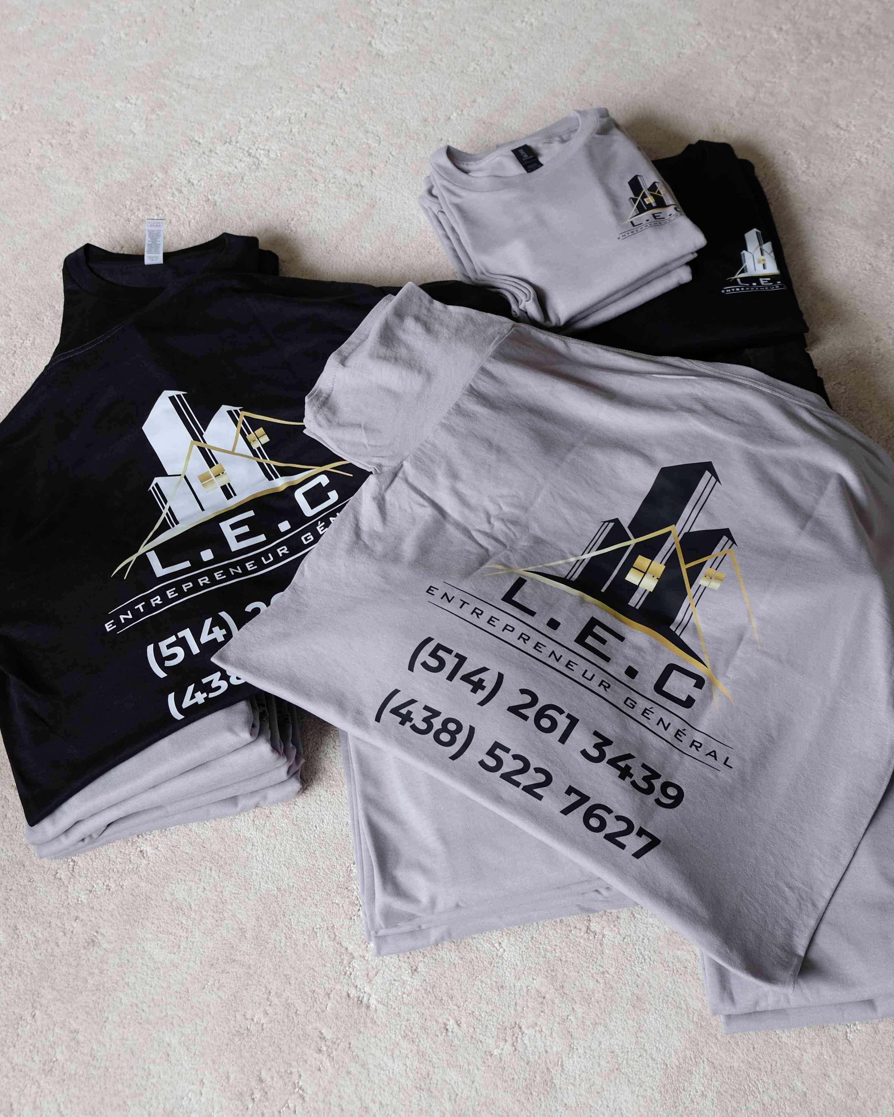 L.E.C Construction — Broderie + Impression, détail 2