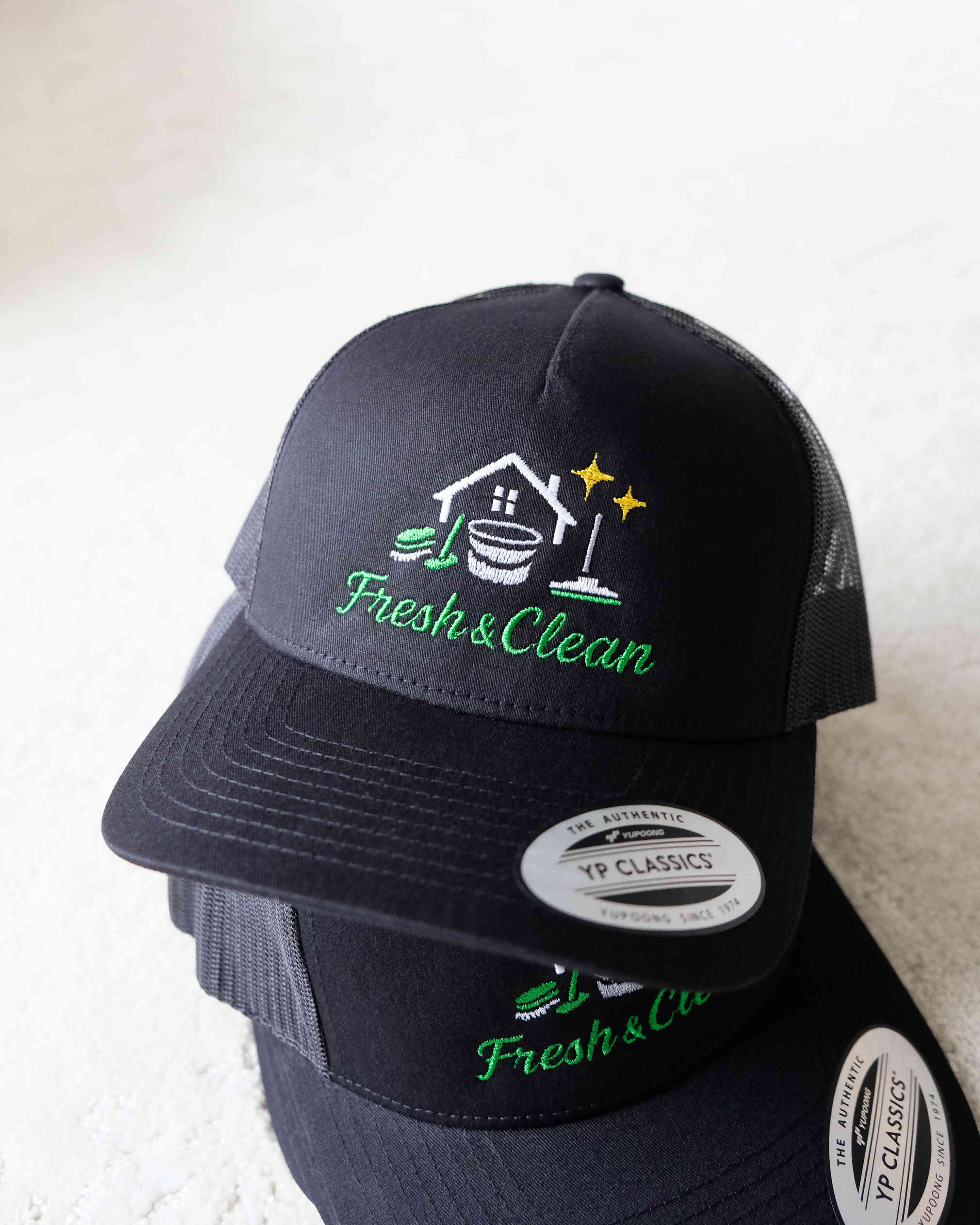 Fresh & Clean Caps — Embroidery, detail 2