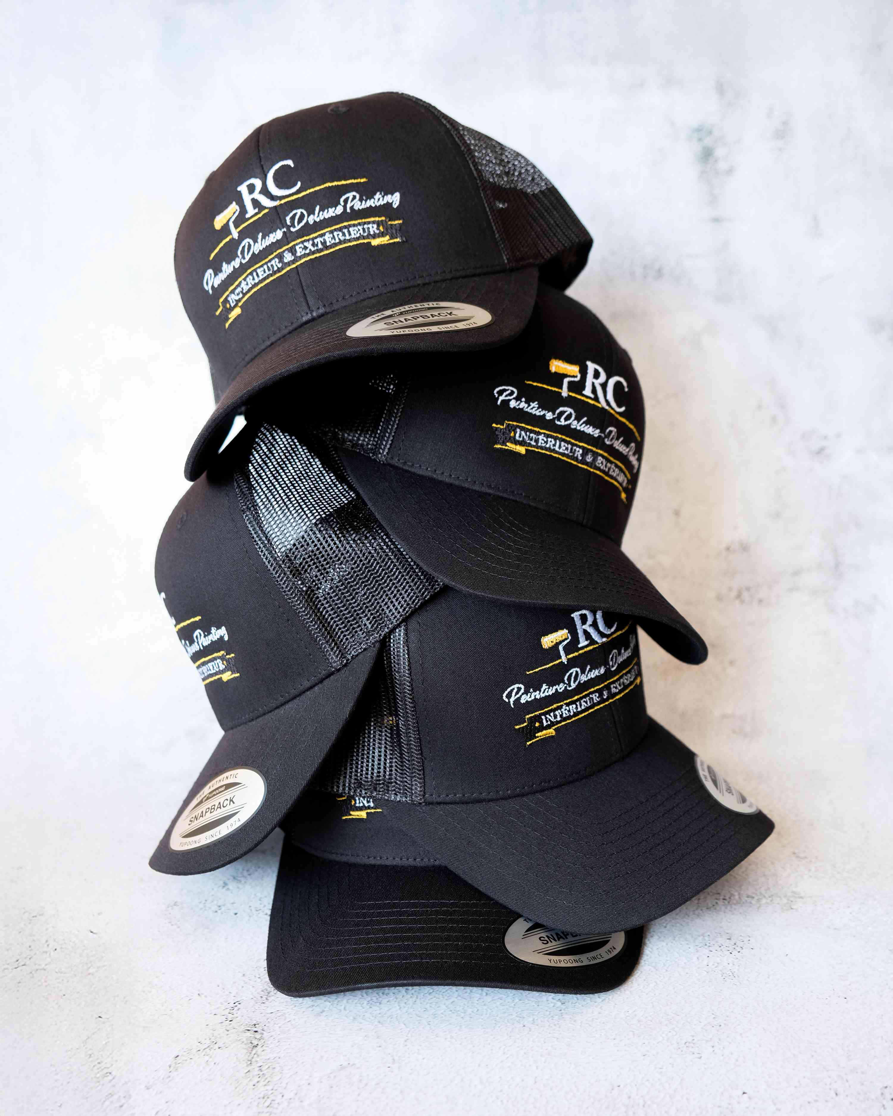 RC Painting – Casquettes — Broderie sur Casquettes, Laval