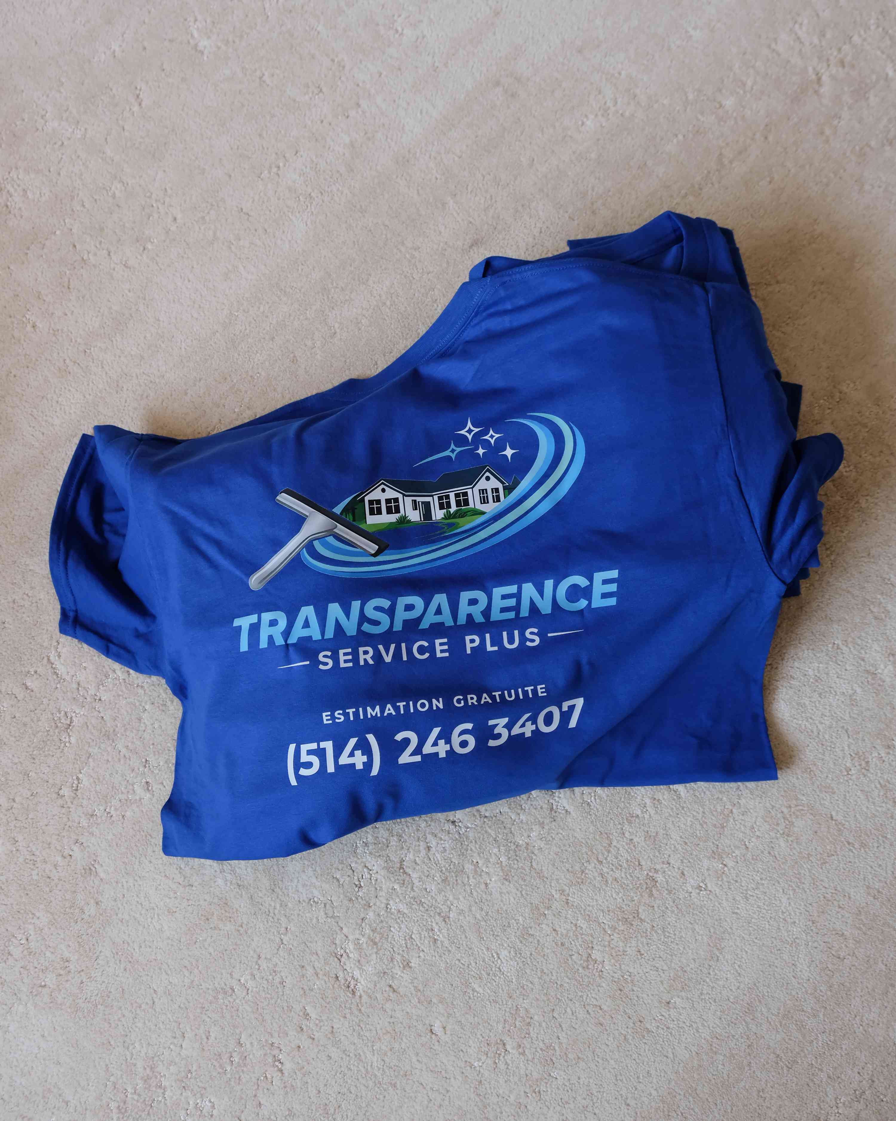 Transparence Service Plus — Broderie sur Polos, casquettes, Montréal