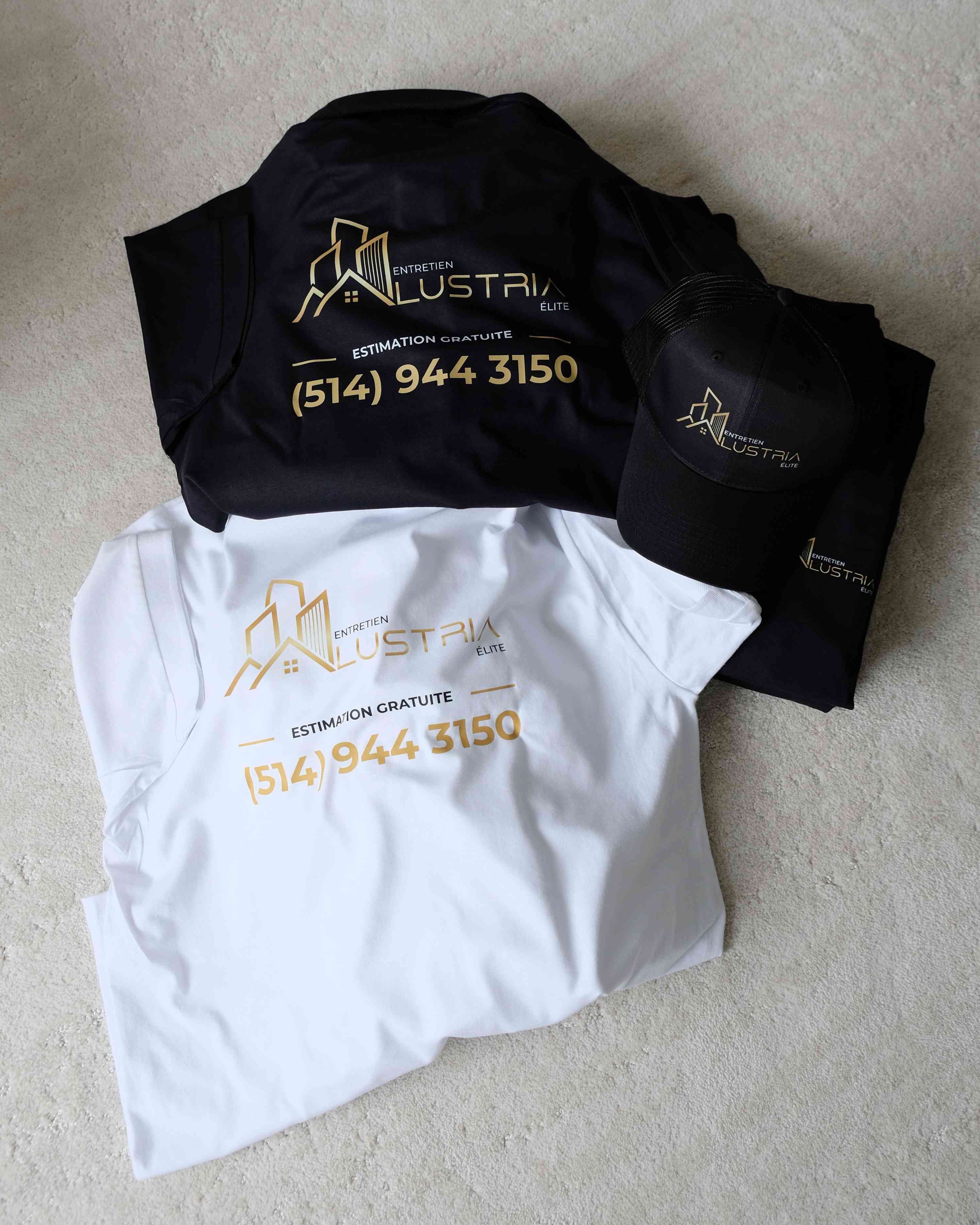 Entretien Lustria Élite — Broderie + Impression sur Polos, t-shirts, Montréal