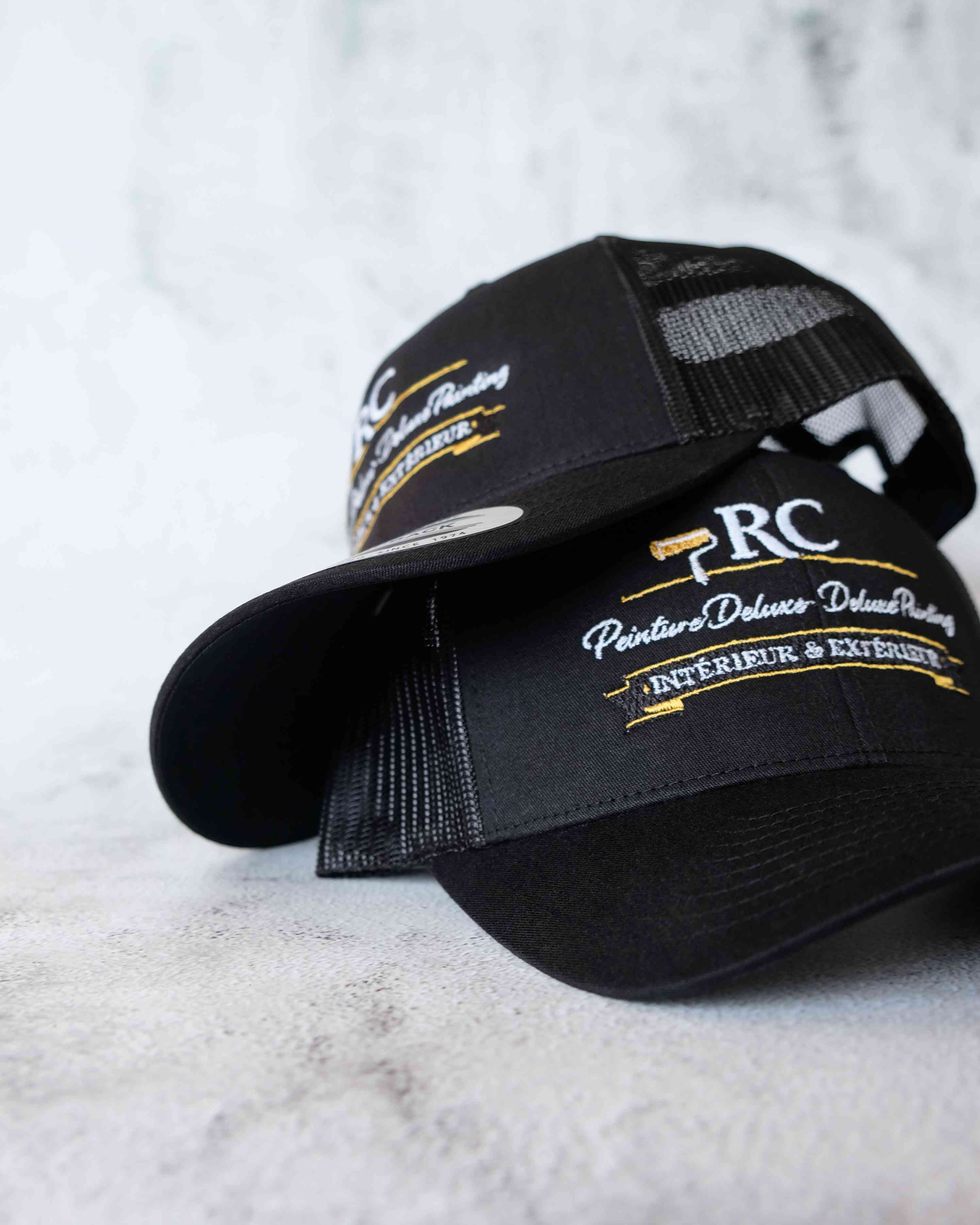RC Painting – Casquettes — Broderie, détail 7