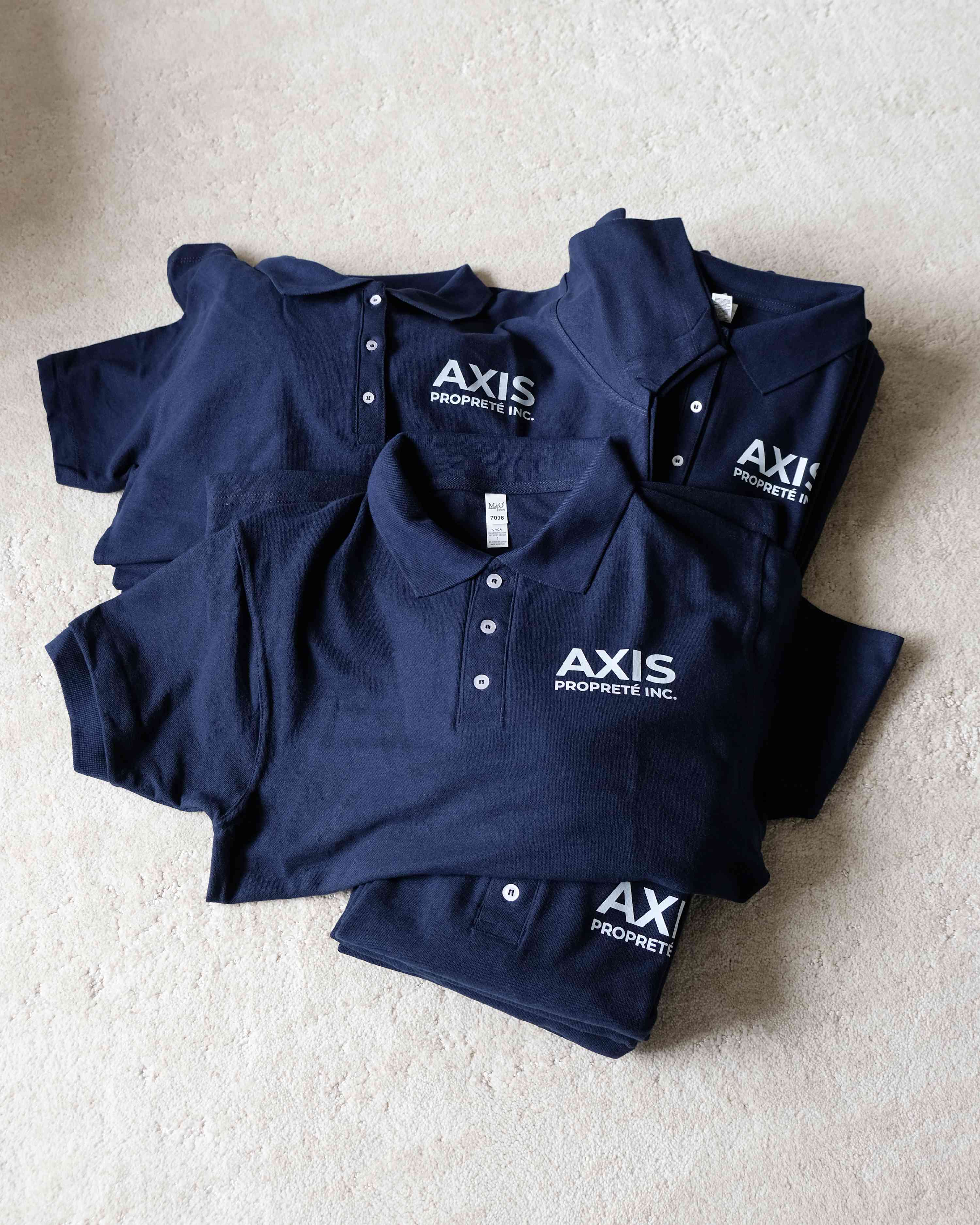 Axis Propreté Inc. — Broderie, détail 4