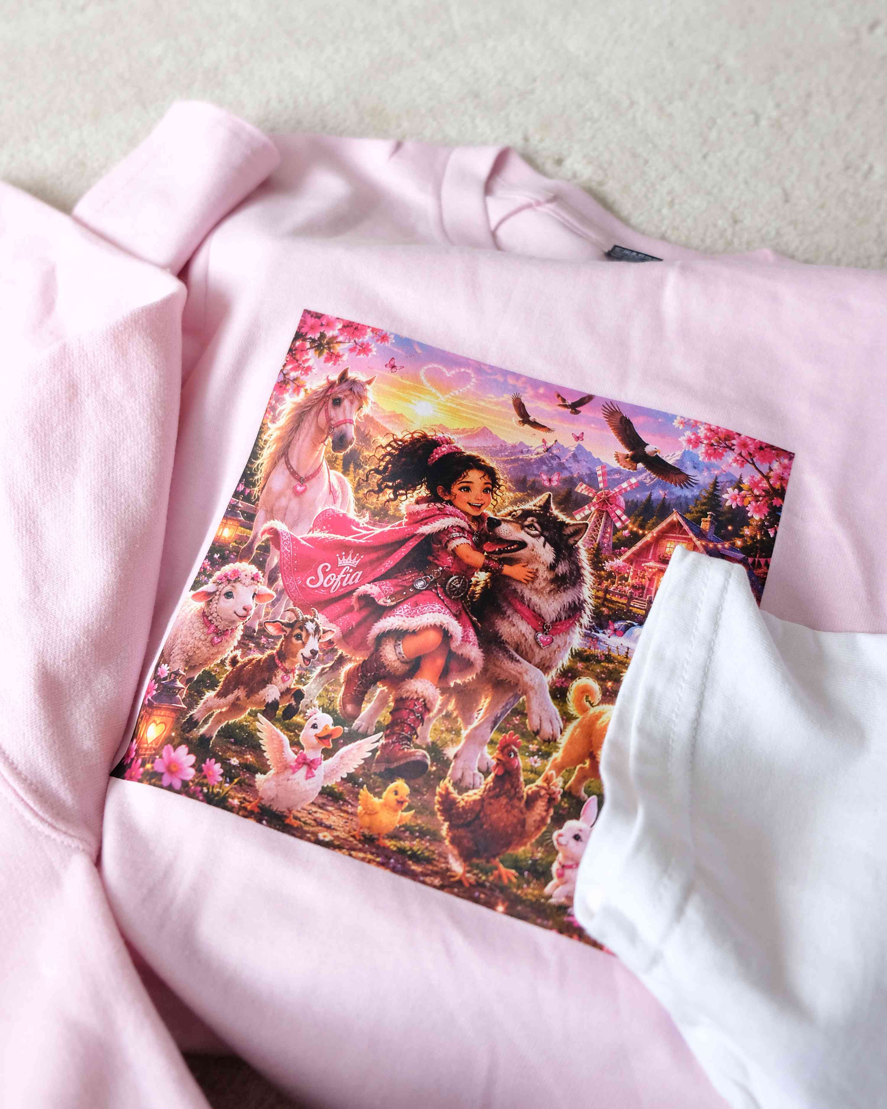 Vêtements personnalisés pour enfants — Impression, détail 4