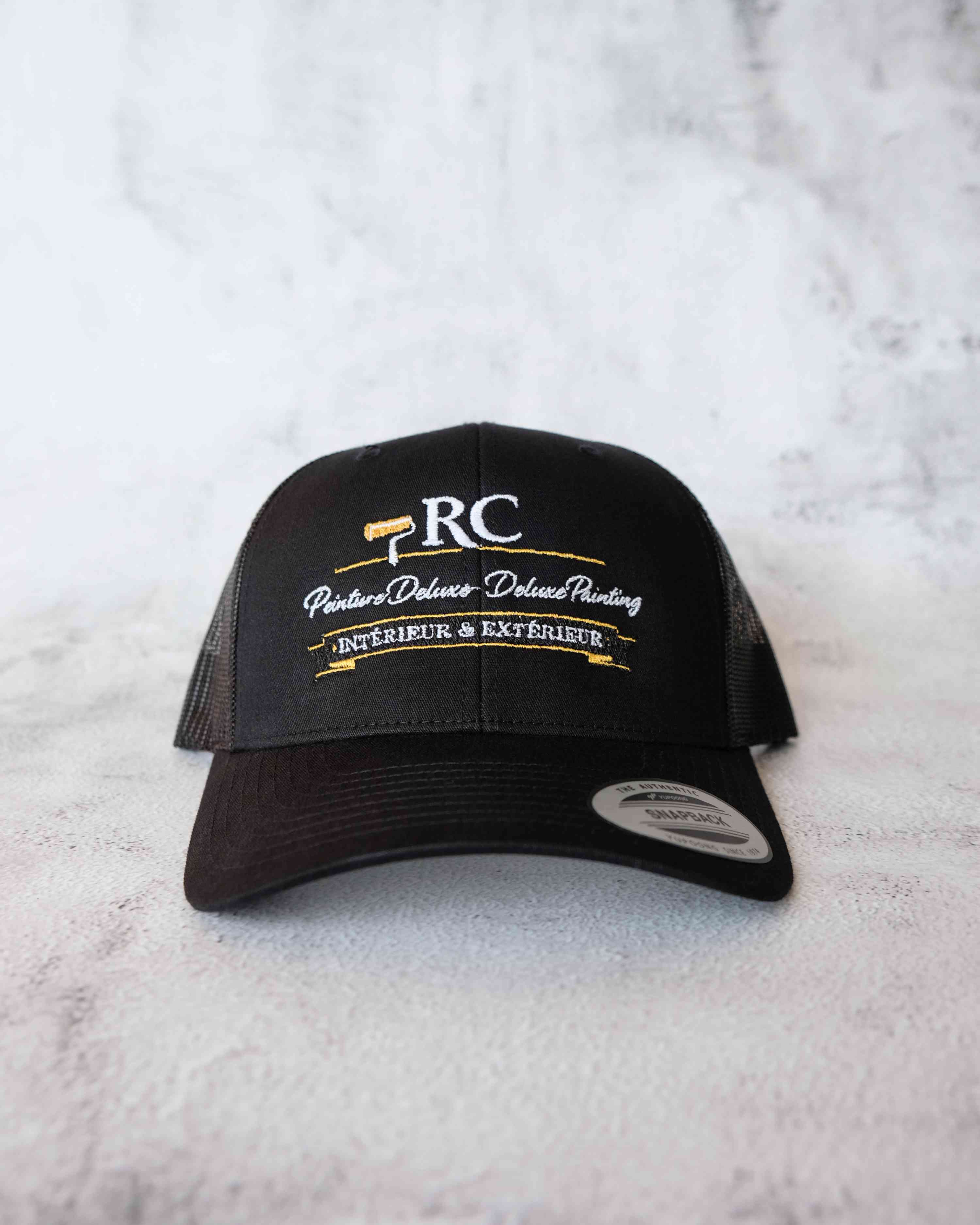 RC Painting – Casquettes — Broderie, détail 3