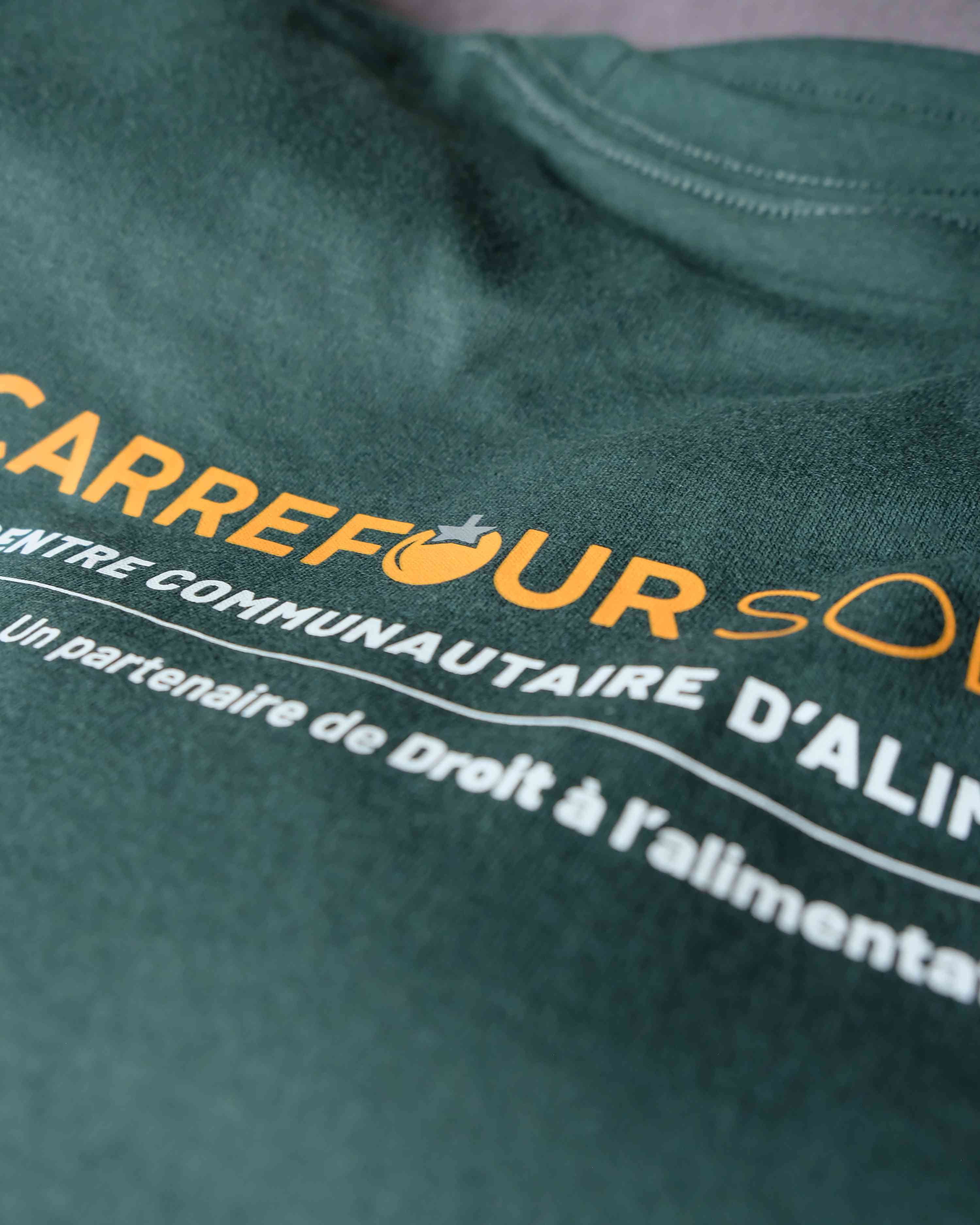 Carrefour Solidaire — Impression, détail 2