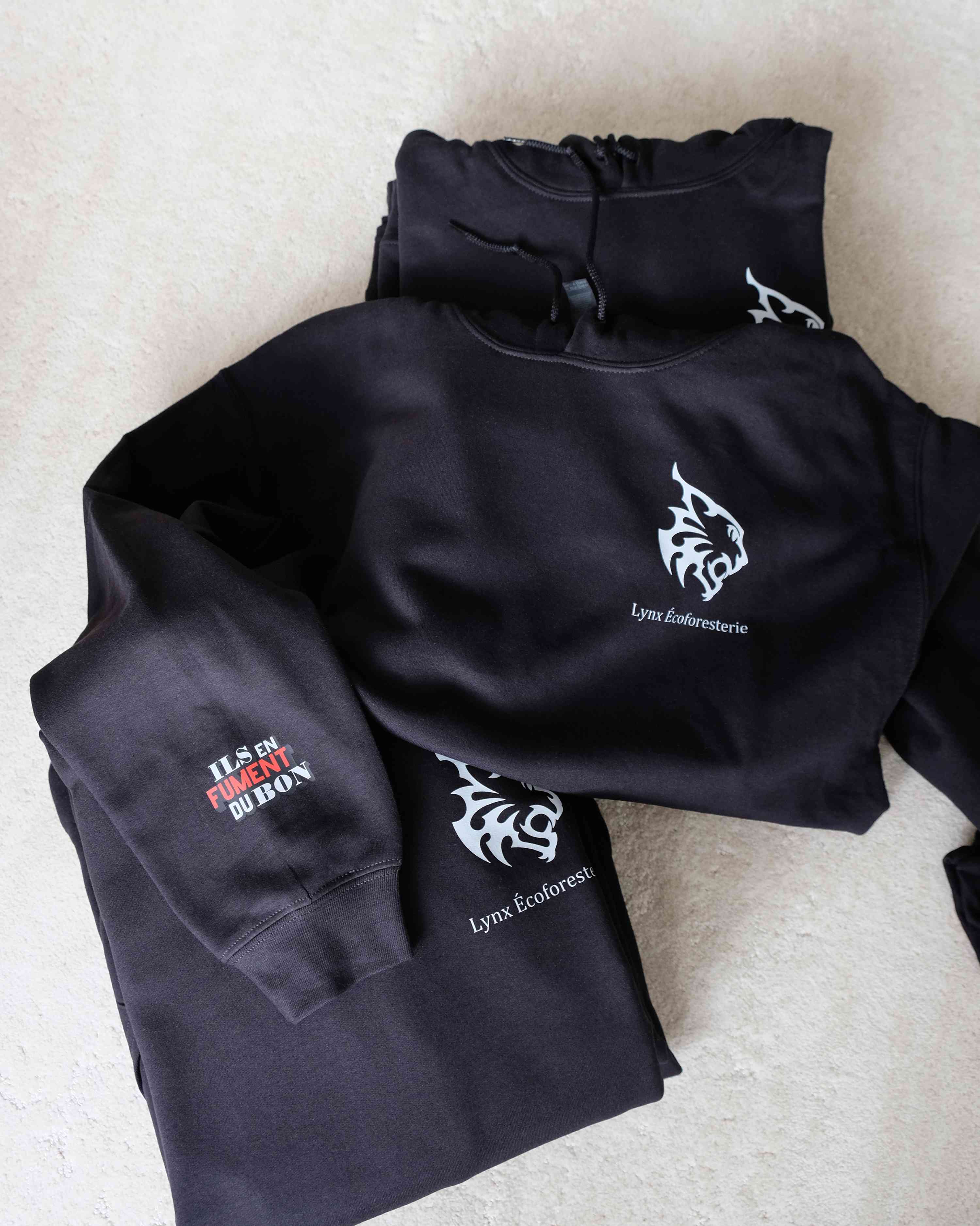 Lynx Écoforesterie — Impression + Broderie sur T-shirts, hoodies, casquettes, Laval