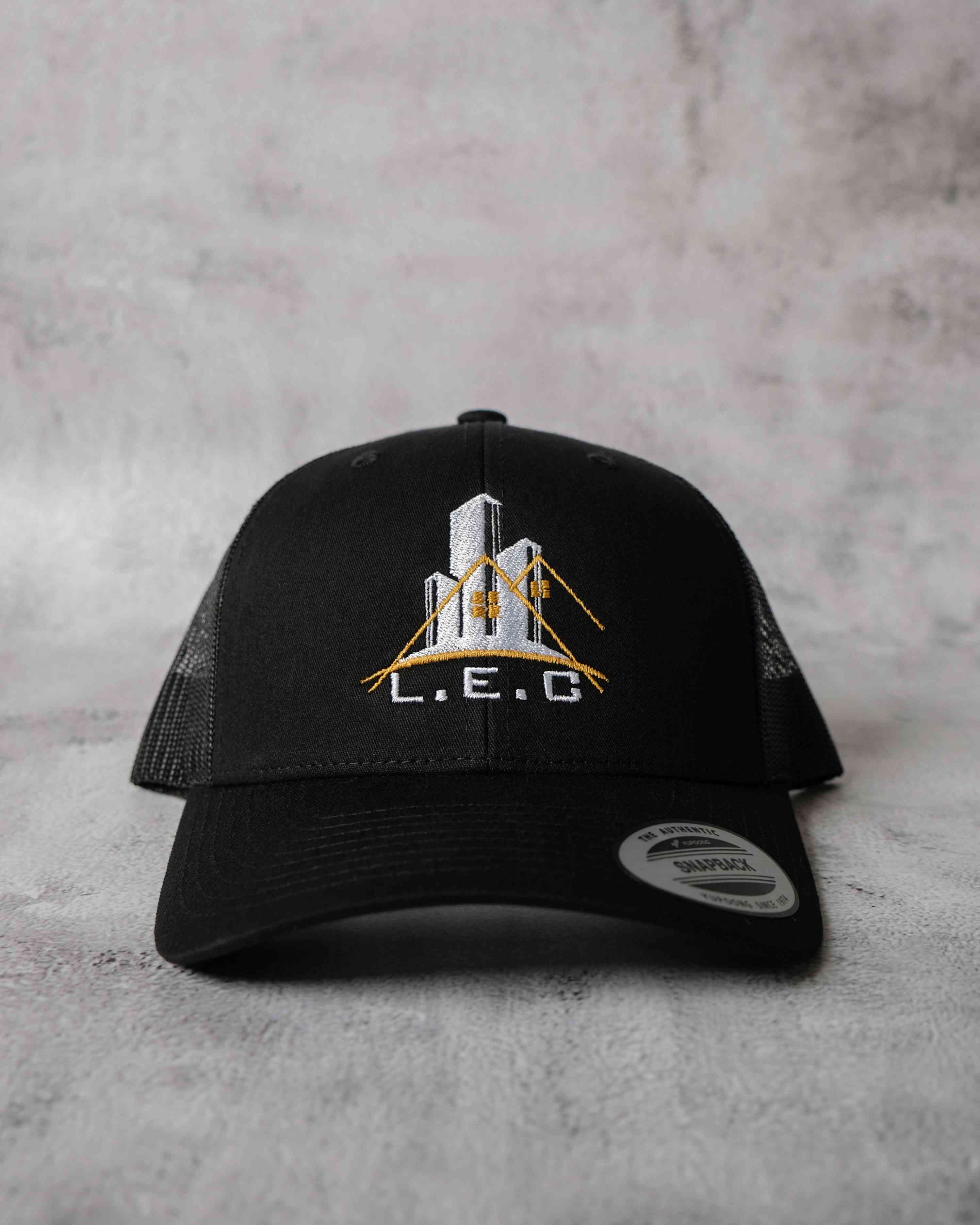 L.E.C Construction — Casquettes — Broderie, détail 5