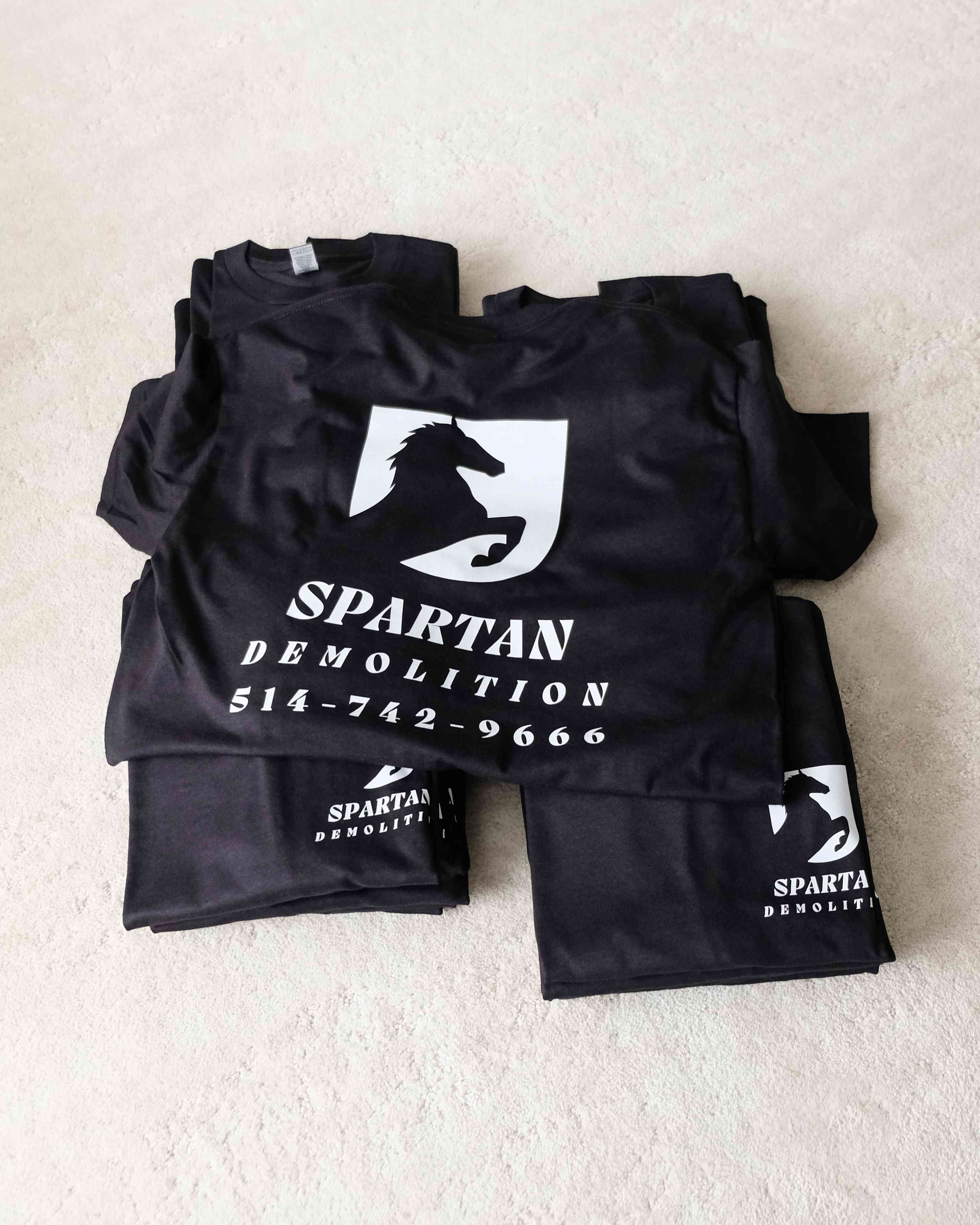 Spartan Demolition — Printing, detail 2