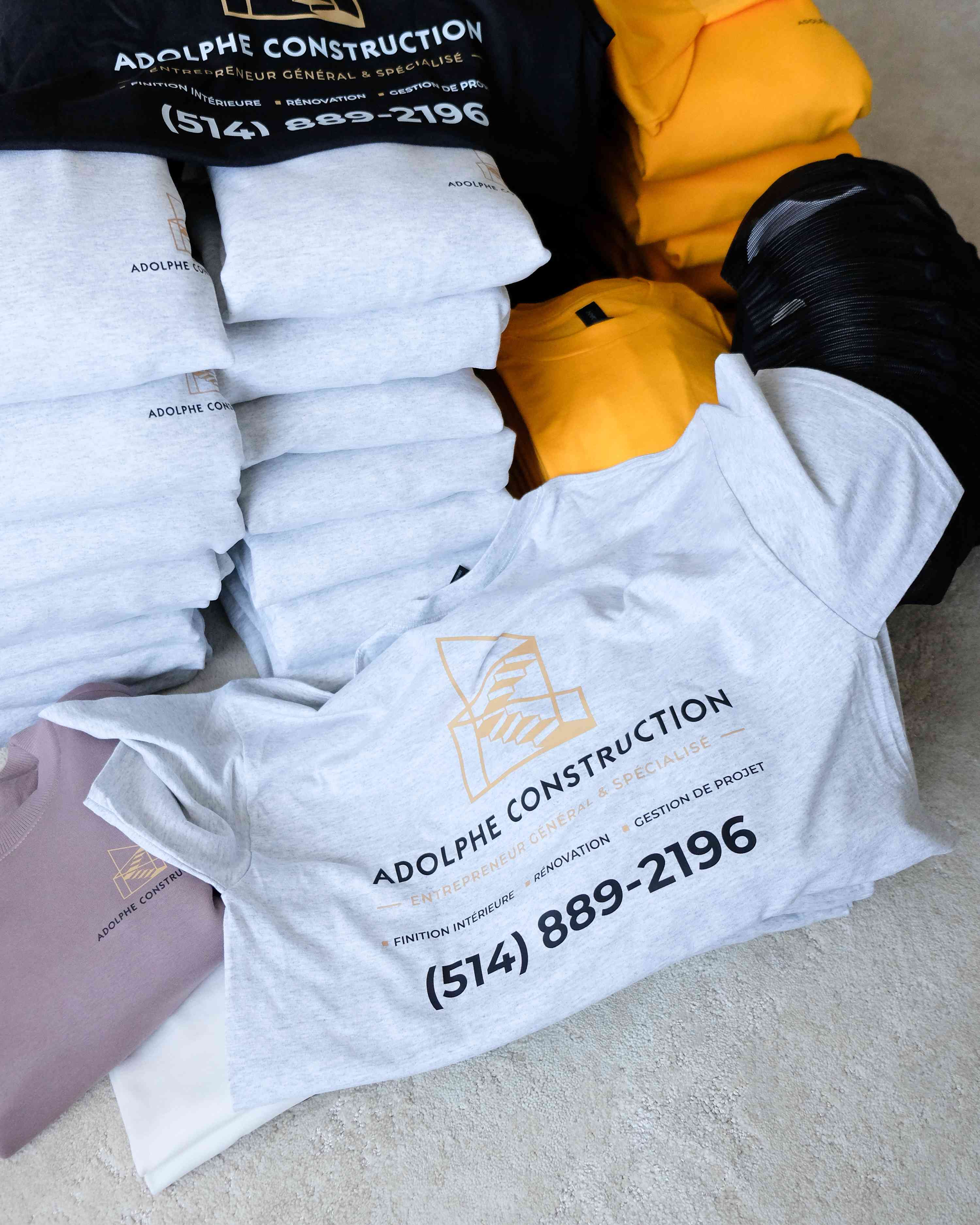 Adolphe Construction — Broderie + Impression, détail 2
