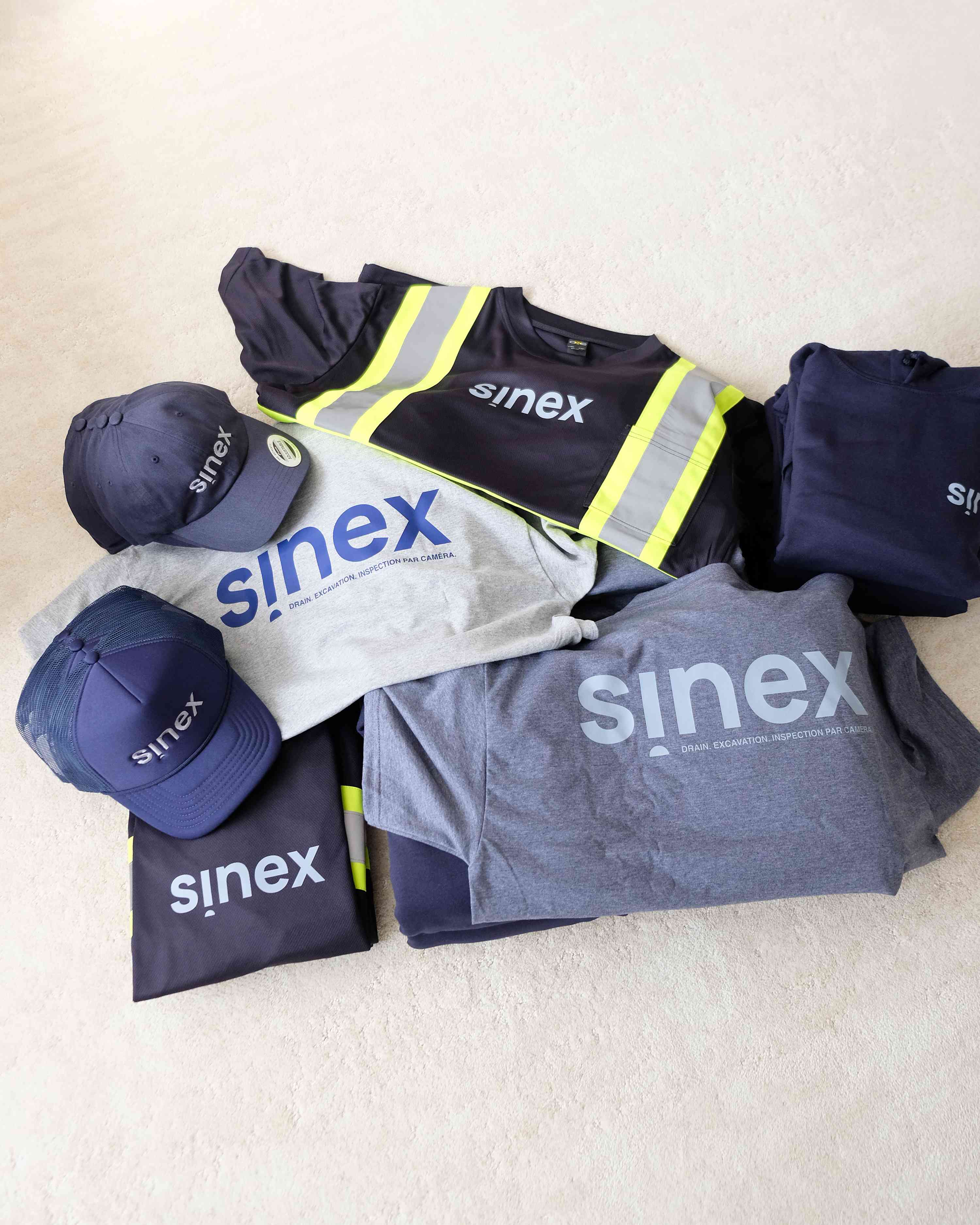 SINEX Construction — Broderie + Impression, détail 5